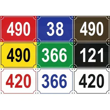 Samolepící etiketa Domovní číslo popisné/orientační/evidenční 250x200