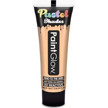 Speciální výtvarná barva Barvy na obličej UV pastelové 13 ml - oranžová (pastel peach)