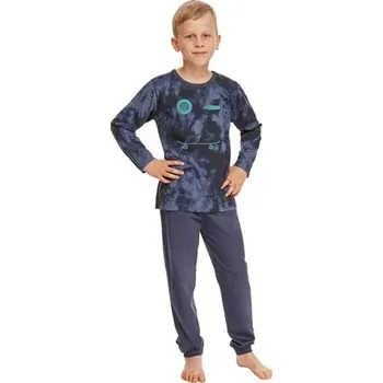 Chlapecké pyžamo Chlapecké pyžamo Greg 2652/2653/11 TARO granát (modrá) 098