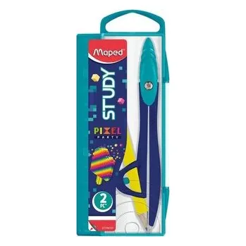 Cyrkiel Study Pixel + ołówek MAPED