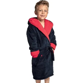 Chlapecký župan Chlapecký župan Delfino Blue/Red ENVIE granát (modrá) 146/152