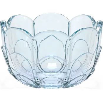 Svícen Holmegaard, Stojan na čajovou svíčku Lily 7 cm nebově modrý - Formadore