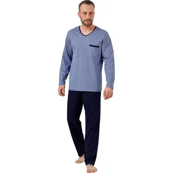 Pánské pyžamo Pánské pyžamo Carl 995 HOTBERG vínová XXL