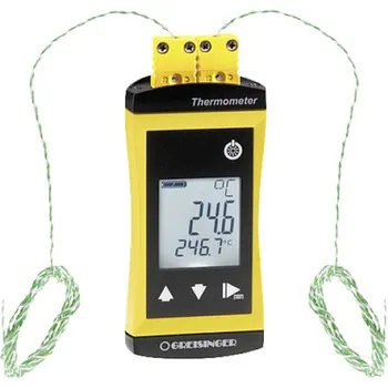 Greisinger G1202-GTF300 - Dvoukanálový teploměr pro termočlánkové snímače typu K + DOPRAVA ZDARMA