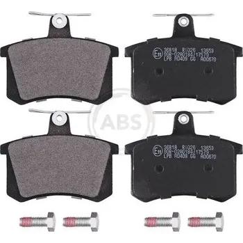 Brzdová destička Sada brzdových destiček, kotoučová brzda A.B.S. 36818