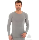 Pánské tričko Merino LS11600 BRUBECK šampaň (ecru) XL