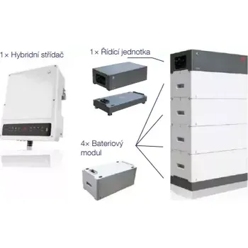 solární set FVE Set Goodwe 10kW, Baterie 10,24kWh