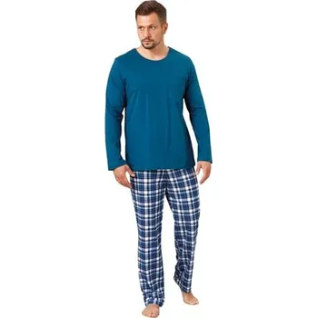 Pánské pyžamo Pánské pyžamo Leo 1130 HOTBERG mořská tmavá M
