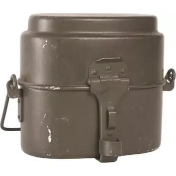 Kempingové nádobí Ešus POLSKÁ Armáda (Originální polní nádobí, ešus ledvina, používaný Polskou Armádou.)