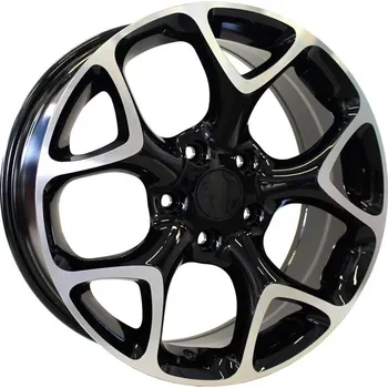 Alu kolo Alu kola Racing Line E236, 17x7.5 5x120 ET41, černá + leštění