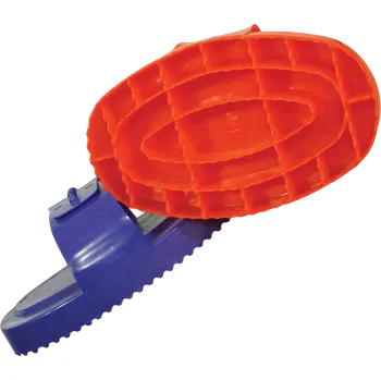 Čištění pro koně Umělohmotné hřbílko, Červená