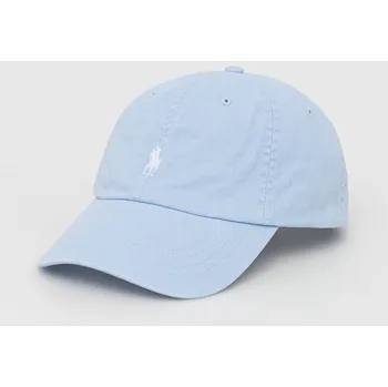 Kšiltovka Bavlněná čepice Polo Ralph Lauren 710667709082 modrá 55X, vel. ONE SIZE