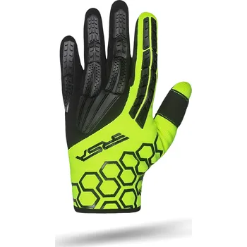 Moto rukavice Dětské rukavice na motocykl RSA MX EVO černo-fluo žluté 6