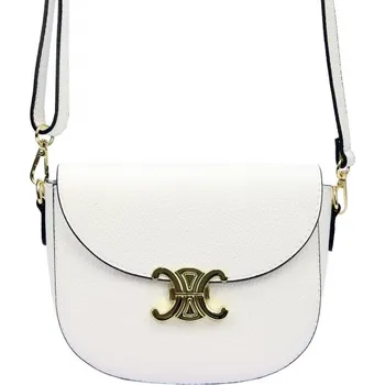 Kabelka Kožená kabelka Luka 20-065 DOLLARO - bílá