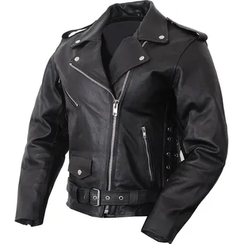 Moto bunda Dámský kožený křivák RSA Chopper černý M