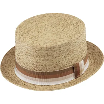 Klobouk Fiebig - Headwear since 1903 Letni cylindr Bežový od Fiebig Velikost: 57 cm (M)