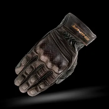 Moto rukavice Shima Aviator tmavě hnědé S