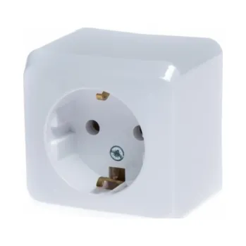 Stavebniny Zásuvka SCHNEIDER PRIMA, s ven., barva bílá