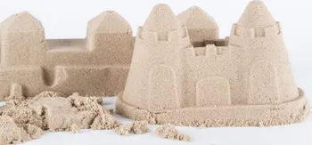 kinetický písek Adam Toys Kinetický písek 3 kg přírodní + formičky + pískoviště
