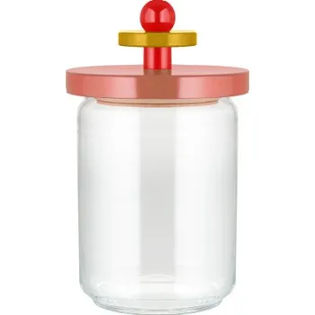 Dóza na potraviny Skleněná dóza 100 Collection Alessi 1 l Pink