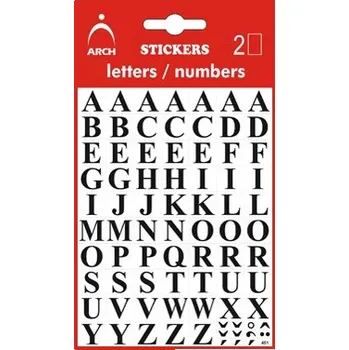 samolepka Samolepky Písmena A-Z (10 mm)