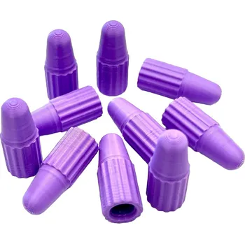 pumpička Bike tuning centrum Čepičky na ventilek FV/G plastová velká PLA set 2ks fialová