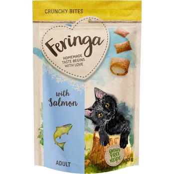 Pamlsek pro kočku 3x30g Feringa Crunchy Bites s lososem