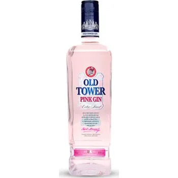 Gin Old Tower Pink Gin 37,5% 0,7 l (holá lahev)
