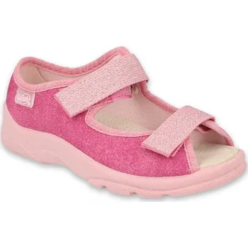 Dívčí bačkory BEFADO 869X162 dívčí sandálky kožená stélka 26 869X162_26