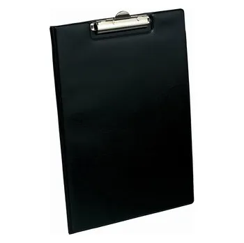 Psací podložka Bantex, Podložka s klipem, PVC, A4, černá