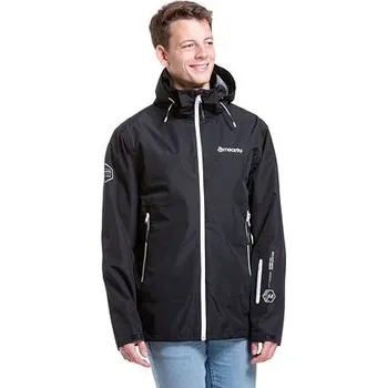 Pánská softshellová bunda Meatfly pánská hardshell bunda Bryce Black Ripstop | Černá | Velikost XXL