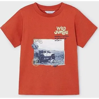 Chlapecké tričko dětské letní triko s džípem Mayoral 3010-74 velikost 104