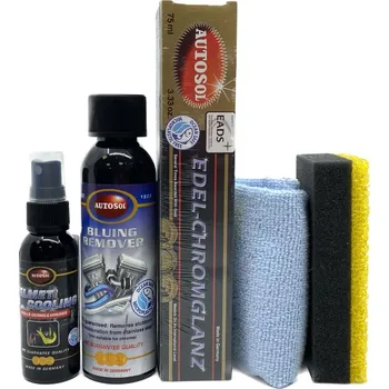 Motokosmetika Autosol dárková sada na výfuk motorky