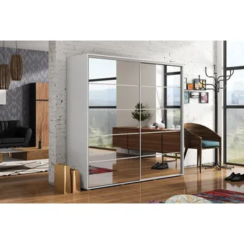 Šatní skříň Šatní skříň Ska A19 XL Barva korpusu: Grafit, Rozměry: 100 cm, Dveře: Dub sonoma