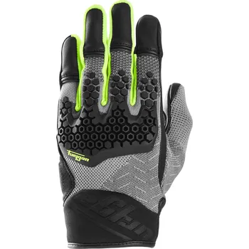 Moto oblečení Rukavice na motorku Furygan Jack černo-šedo-žluté