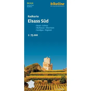 Radkarte Elsass Süd - Esterbauer Verlag