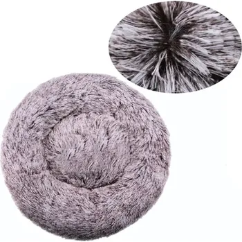 Pelíšek pro psa Nadýchaný pelíšek pro pejsky a kočičky - kulatý, v žíhaných barvách Barva: 8, Velikost: 40 cm