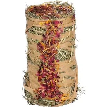 FLAMINGO rolka ze sena s květy 18x9,5cm (200g)