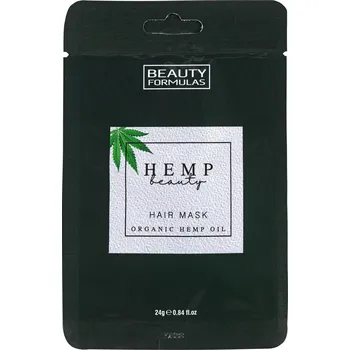BEAUTY FORMULAS HEMP Maska na vlasy s konopným olejem, 24 g