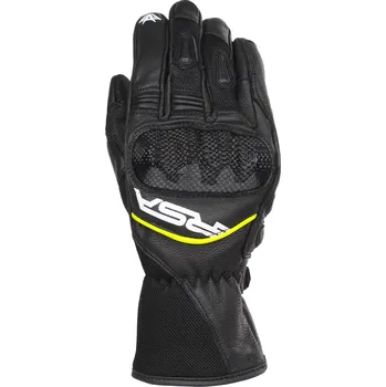 Moto rukavice Rukavice na motorku RSA Airvent 2 černo-bílo-fluo žluté XS