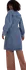 Dámský kabát Džínový kabát s páskem a knoflíky HM-PL-9819-25 tmavě modrý
