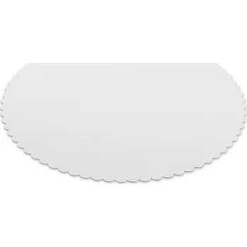 Obal na kolo Lepenková podložka pod dort bílá Ø26cm 100 ks