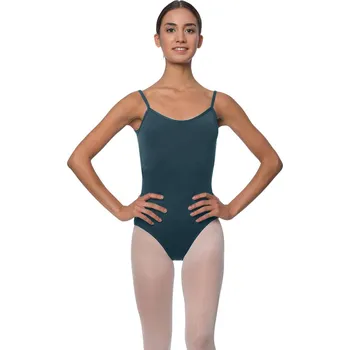Body Lulli,Camisole Microfiber Dance Leotard LUB217, džínová M