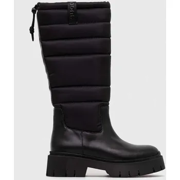 Dámské kozačky Kozačky HUGO Kris černá barva, na platformě, lehce zateplené, 50504706 50504706.001 99X, EUR 36