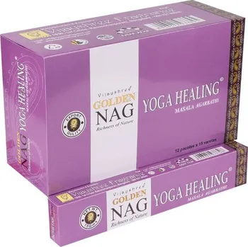 Vonná tyčinka Vijayshree Vonné Tyčinky Golden Nag Yoga Healing, 15 g