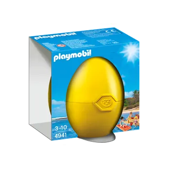 Stavebnice Playmobil Velikonoční vajíčko Zábava na pláži PLAYMOBIL® 4941