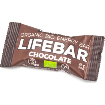 LifeFood - Tyčinka Lifebar MINI čokoládová RAW, BIO, 25 g *CZ-BIO-002 certifikát