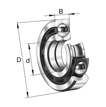 QJ 209-XL-TVP FAG Kuličkové ložisko čtyřbodové