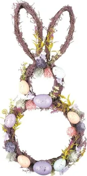 Velikonoční dekorace Anděl Přerov 4347 velikonoční zajíc z proutí 23 x 48 cm