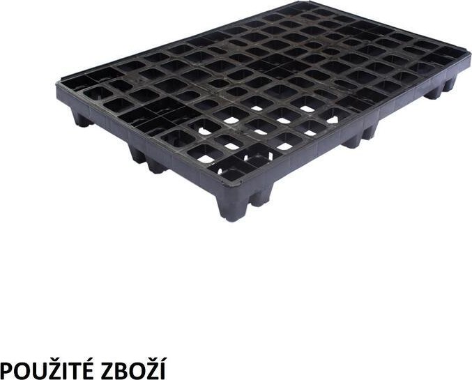 Plastová paleta 1200 x 800 mm - štosovatelná